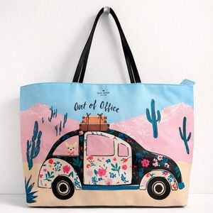 👜 Kate Spade New York “Out of Office” Desert Road Trip Tote